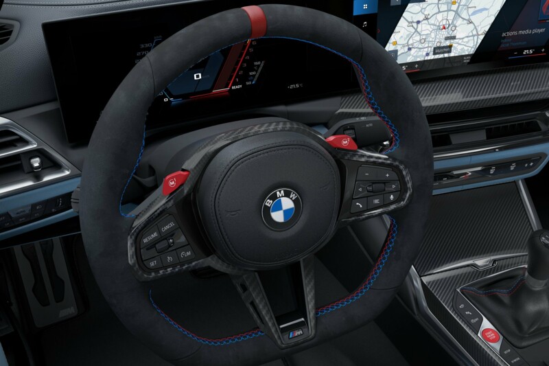 M Lenkrad im Cockpit des BMW M4 Coupé